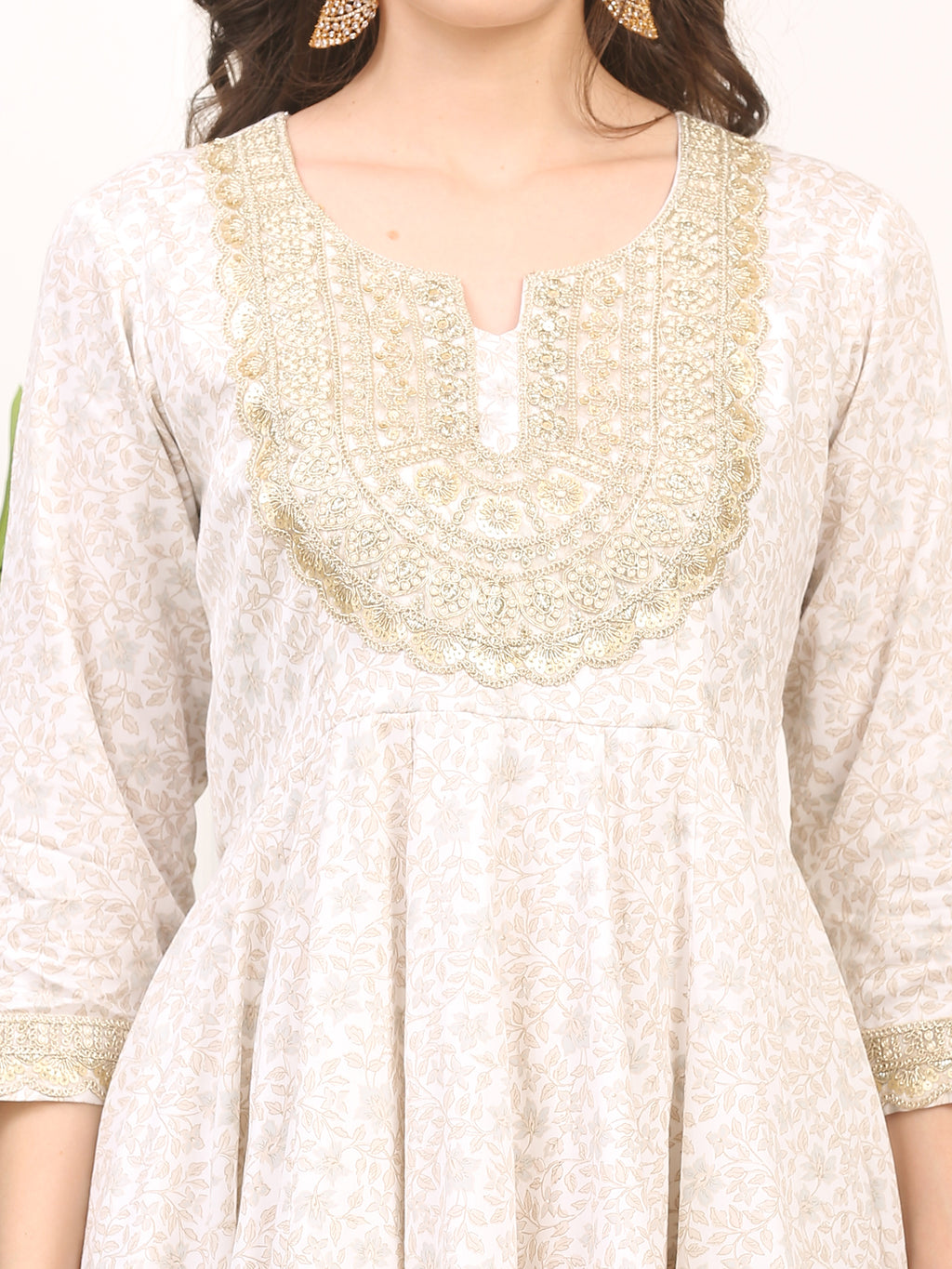 Anarkali Suit - Satin Silk