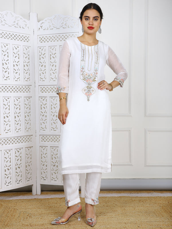 Premium Organza Stitched Suit