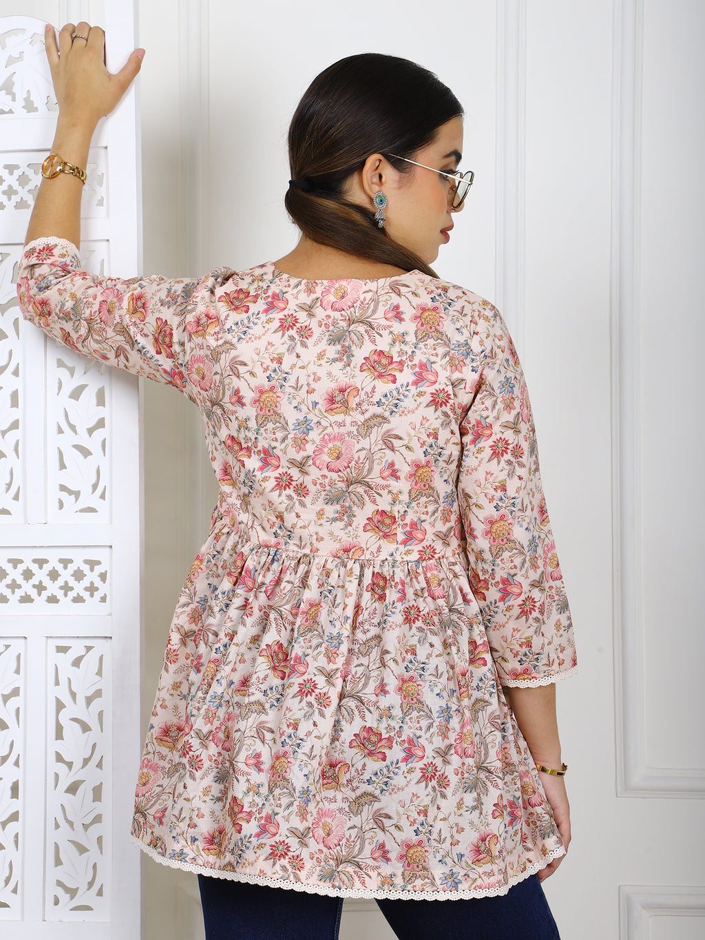 Floral Blossom Premium Cotton Top