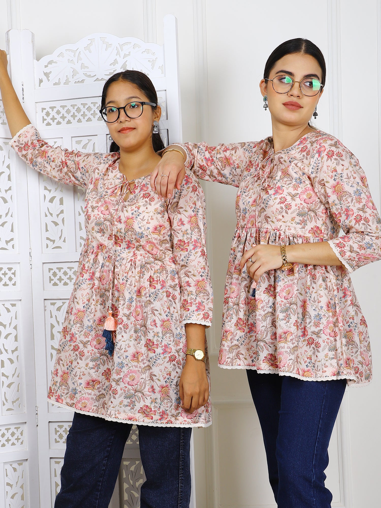 Floral Blossom Premium Cotton Top