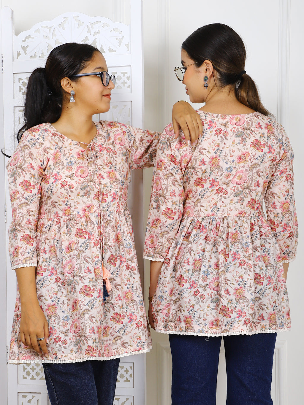 Floral Blossom Premium Cotton Top
